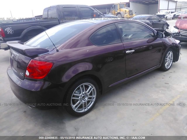 JTKDE177870173361 - 2007 TOYOTA SCION TC 紫色 照片 4