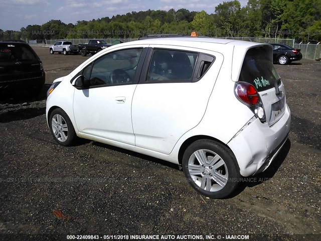 KL8CD6S99EC533429 - 2014 CHEVROLET SPARK 1LT WHITE photo 3