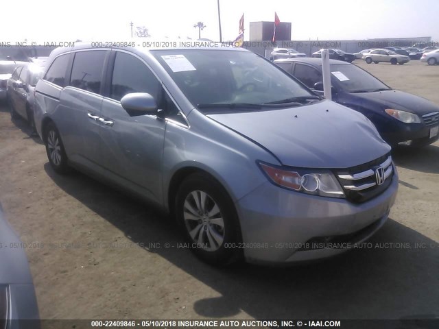 5FNRL5H36GB078062 - 2016 HONDA ODYSSEY SE GRAY photo 1