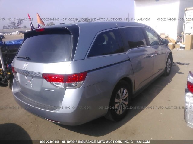 5FNRL5H36GB078062 - 2016 HONDA ODYSSEY SE GRAY photo 4