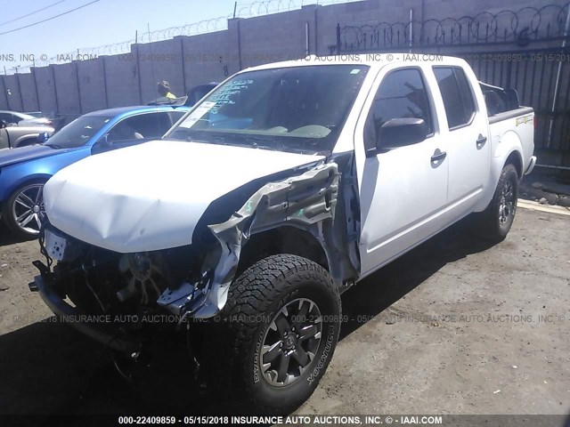 1N6AD0ER3GN777248 - 2016 NISSAN FRONTIER S/SV/SL/PRO-4X WHITE photo 2