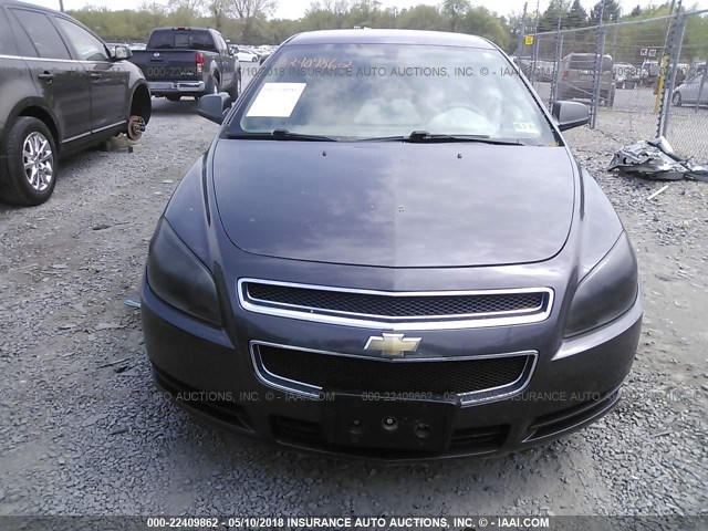 1G1ZB5EB6A4155065 - 2010 CHEVROLET MALIBU LS GRAY photo 6
