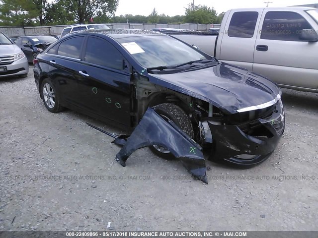 5NPEC4AC3BH002571 - 2011 HYUNDAI SONATA SE/LIMITED Dark Blue photo 6