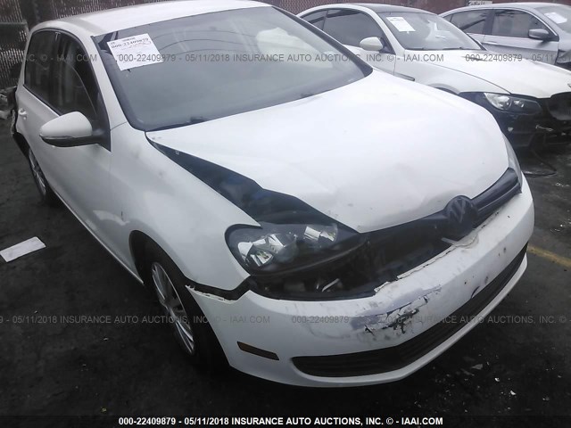 WVWDA7AJ3CW126126 - 2012 VOLKSWAGEN GOLF WHITE photo 6