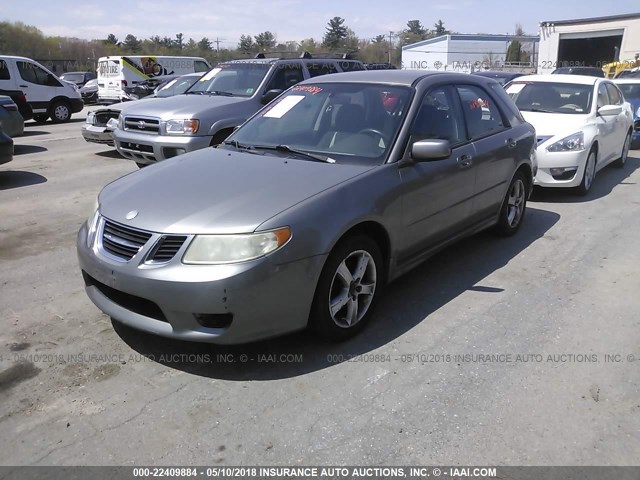 JF4GG61616G050432 - 2006 SAAB 9-2 2.5I GRAY photo 2