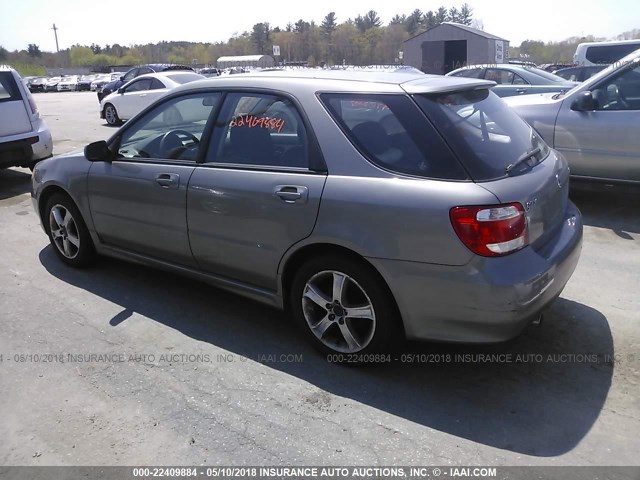 JF4GG61616G050432 - 2006 SAAB 9-2 2.5I GRAY photo 3