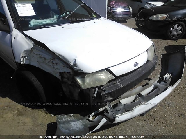 1N4AB41DXXC726230 - 1999 NISSAN SENTRA XE/GXE WHITE photo 6