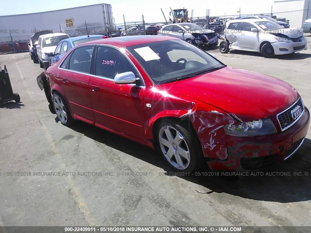 WAUPL68E64A042484 - 2004 AUDI S4 RED photo 6