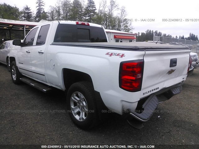 1GCVKSEC4EZ369218 - 2014 CHEVROLET SILVERADO K1500 LTZ WHITE photo 3