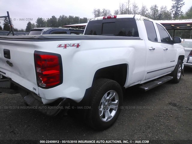 1GCVKSEC4EZ369218 - 2014 CHEVROLET SILVERADO K1500 LTZ WHITE photo 4