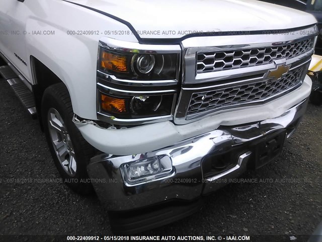 1GCVKSEC4EZ369218 - 2014 CHEVROLET SILVERADO K1500 LTZ WHITE photo 6