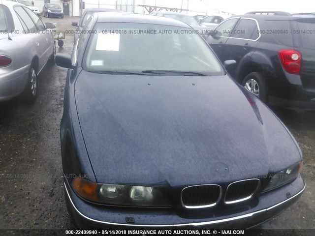 WBADM6346YGV00557 - 2000 BMW 528 I AUTOMATIC Navy photo 6