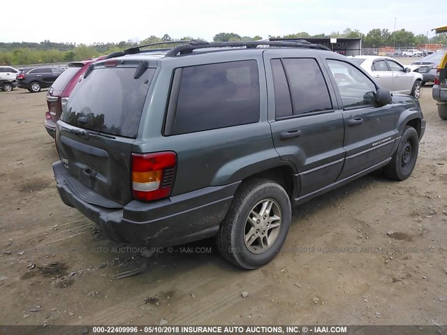 1J4GW48S84C116054 - 2004 JEEP GRAND CHEROKEE LAREDO/COLUMBIA/FREEDOM 绿色 照片 4
