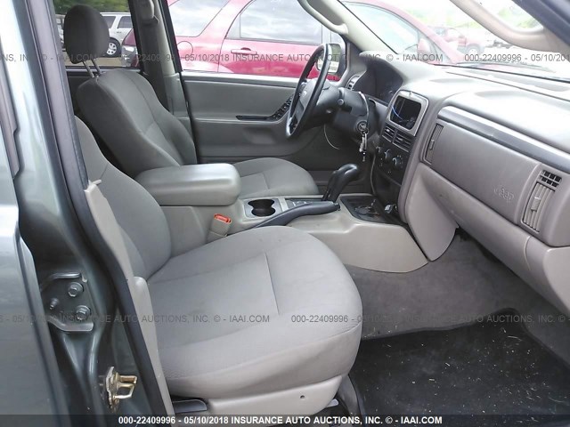 1J4GW48S84C116054 - 2004 JEEP GRAND CHEROKEE LAREDO/COLUMBIA/FREEDOM 绿色 照片 5
