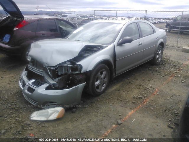 1B3AL46R44N320795 - 2004 DODGE STRATUS SXT SILVER photo 2