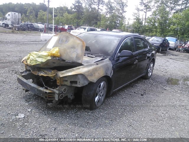 1G1ZC5E01AF184487 - 2010 CHEVROLET MALIBU 1LT 黑色 照片 2