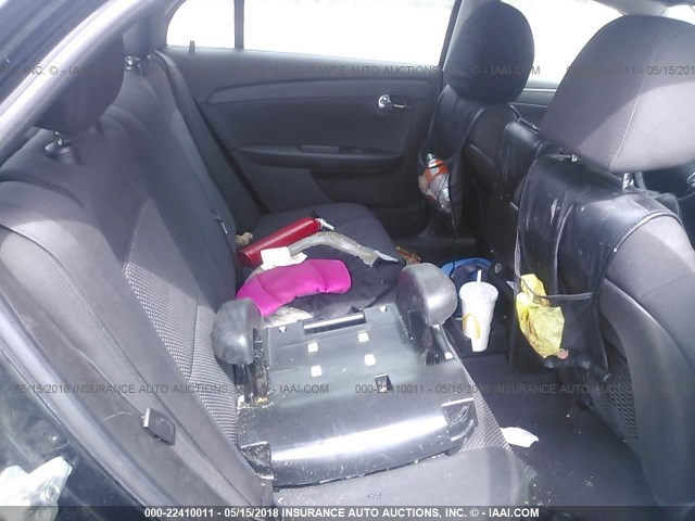 1G1ZC5E01AF184487 - 2010 CHEVROLET MALIBU 1LT 黑色 照片 8