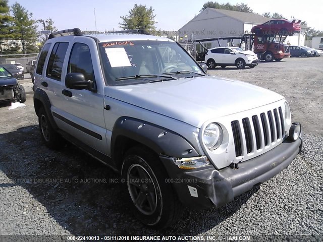 1J4GL38K36W219404 - 2006 JEEP LIBERTY RENEGADE GRAY photo 1