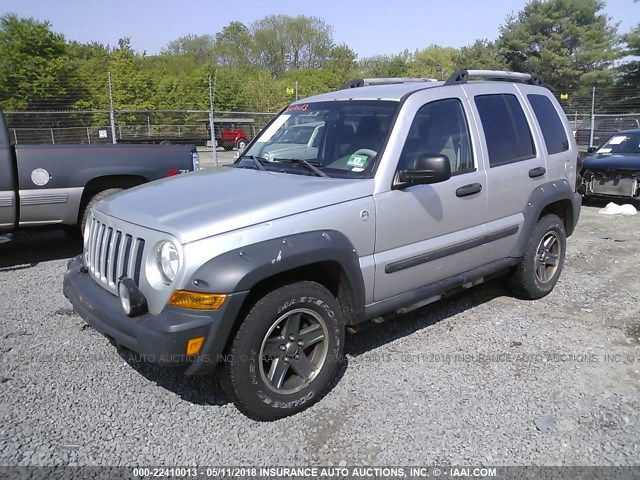 1J4GL38K36W219404 - 2006 JEEP LIBERTY RENEGADE GRAY photo 2