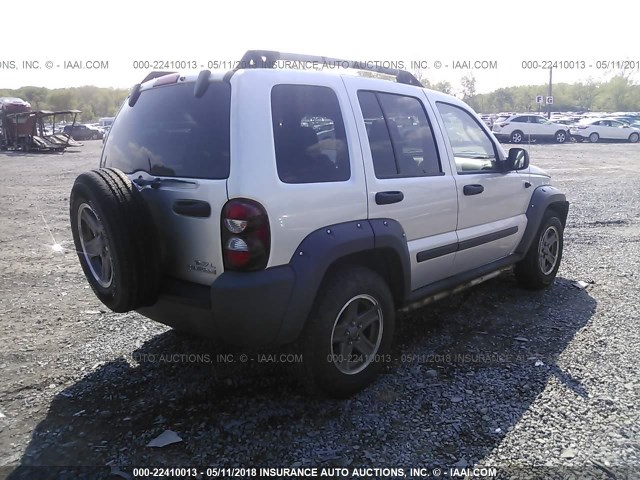 1J4GL38K36W219404 - 2006 JEEP LIBERTY RENEGADE GRAY photo 4