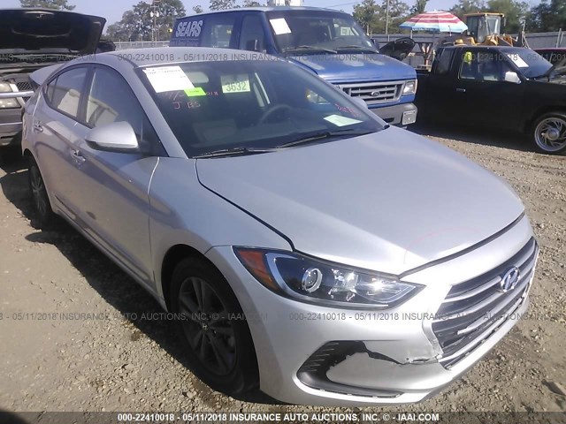 5NPD84LF1JH247128 - 2018 HYUNDAI ELANTRA SEL/VALUE/LIMITED SILVER photo 1