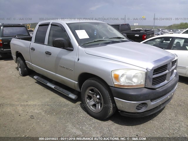 1D7HA18K86J145615 - 2006 DODGE RAM 1500 ST SILVER photo 1