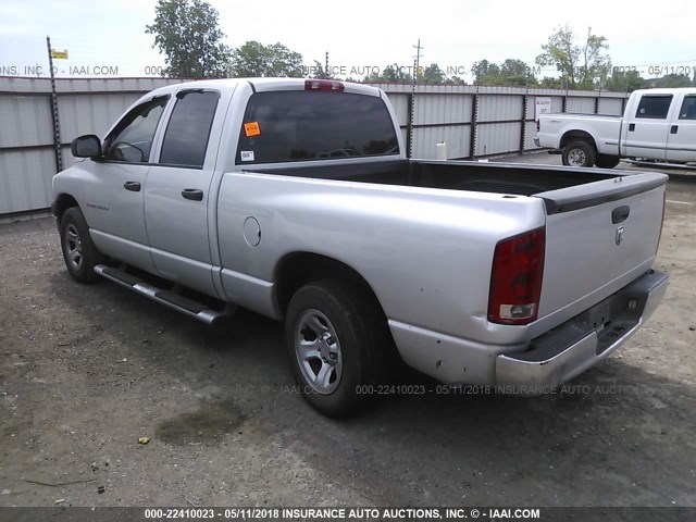 1D7HA18K86J145615 - 2006 DODGE RAM 1500 ST SILVER photo 3