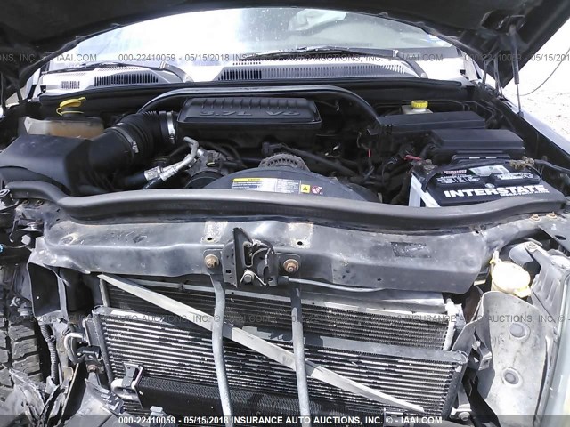 1J8HG48KX6C205904 - 2006 JEEP COMMANDER BLACK photo 10