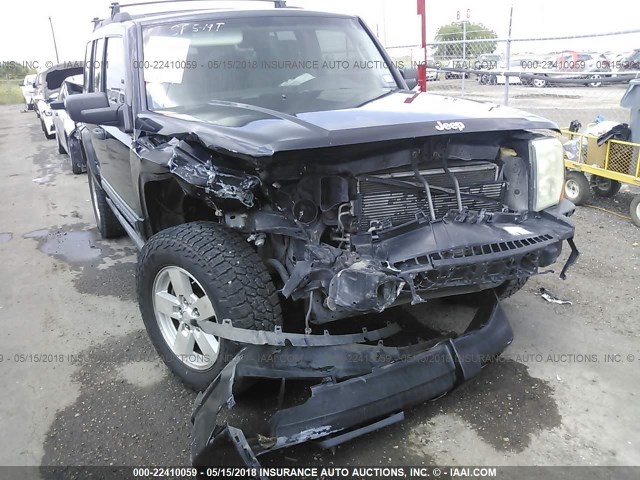 1J8HG48KX6C205904 - 2006 JEEP COMMANDER BLACK photo 6