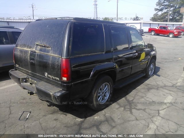 1GYEK13RXXR404732 - 1999 CADILLAC ESCALADE BLACK photo 4