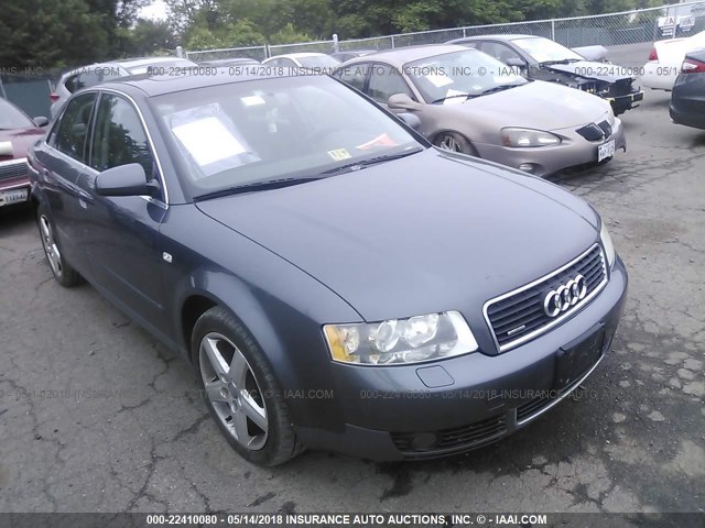 WAULT68E14A058042 - 2004 AUDI A4 3.0 QUATTRO BLUE photo 1