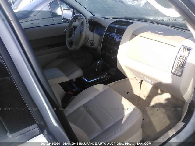 1FMCU04G99KC04575 - 2009 FORD ESCAPE LIMITED WHITE photo 5