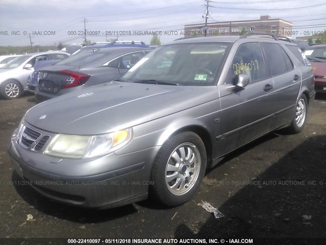 YS3EB55E243013315 - 2004 SAAB 9-5 LINEAR GRAY photo 2