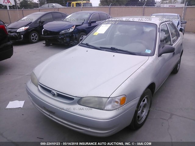 1NXBR12E2XZ280581 - 1999 TOYOTA COROLLA VE/CE/LE 银色 照片 2