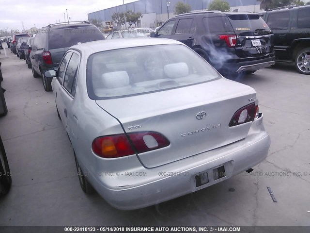 1NXBR12E2XZ280581 - 1999 TOYOTA COROLLA VE/CE/LE 银色 照片 3