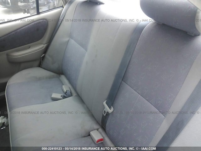 1NXBR12E2XZ280581 - 1999 TOYOTA COROLLA VE/CE/LE 银色 照片 8