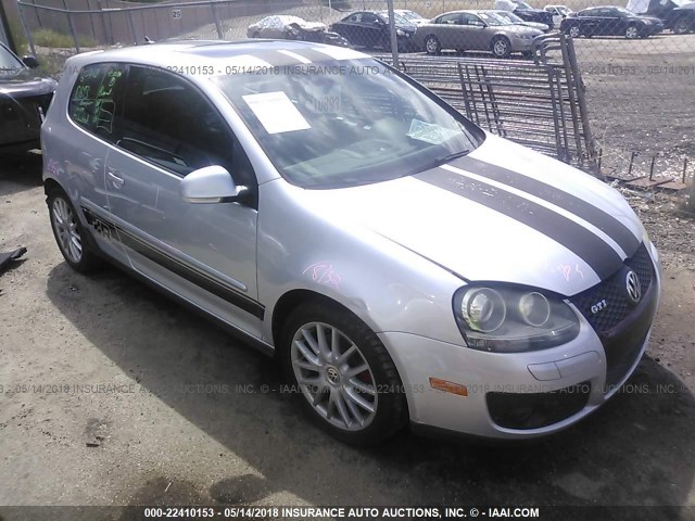 WVWEV71K77W037117 - 2007 VOLKSWAGEN NEW GTI SILVER photo 1