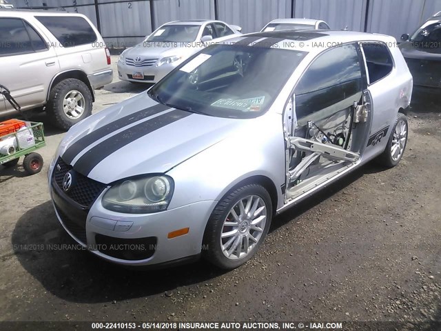 WVWEV71K77W037117 - 2007 VOLKSWAGEN NEW GTI SILVER photo 2