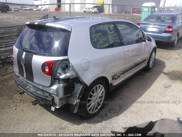 WVWEV71K77W037117 - 2007 VOLKSWAGEN NEW GTI SILVER photo 4