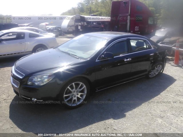 1G1ZK57729F125960 - 2009 CHEVROLET MALIBU LTZ 黑色 照片 2