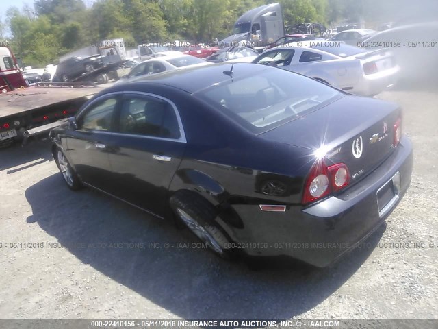 1G1ZK57729F125960 - 2009 CHEVROLET MALIBU LTZ 黑色 照片 3