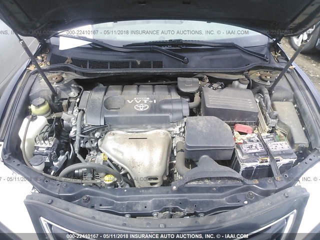 4T1BF3EK9AU011474 - 2010 TOYOTA CAMRY SE/LE/XLE 黑色 照片 10