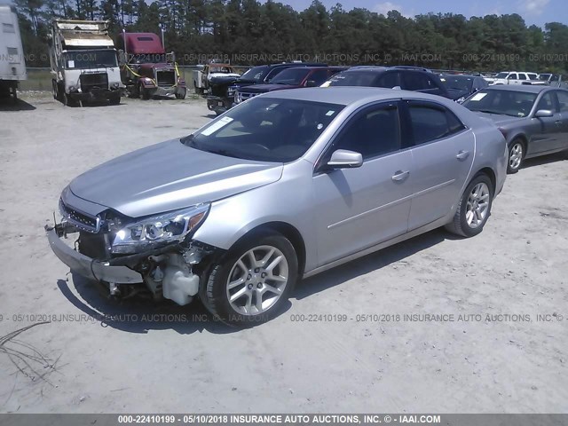 1G11C5SA1DF356645 - 2013 CHEVROLET MALIBU 1LT 银色 照片 2