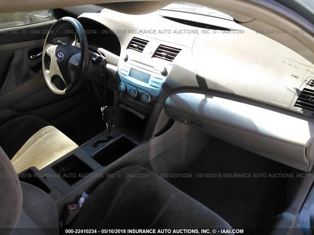 4T1BE46K97U597514 - 2007 TOYOTA CAMRY NEW GENERAT CE/LE/XLE/SE GREEN photo 5