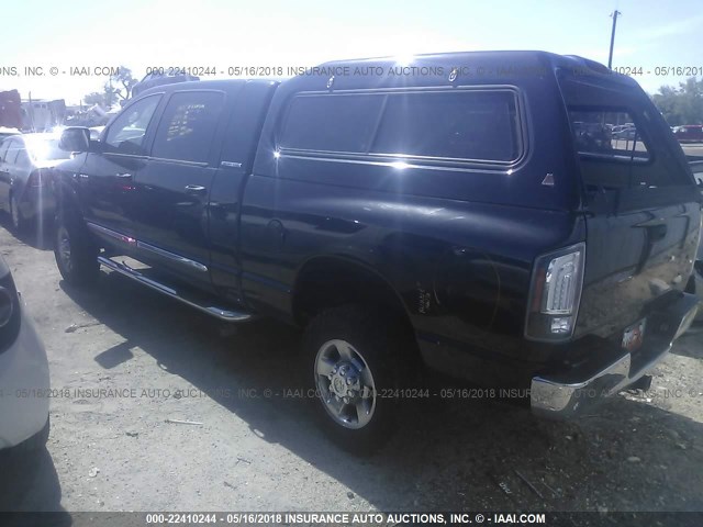 3D3MX39C37G712995 - 2007 DODGE 3500 4X4 CREWCAB  BLACK photo 3