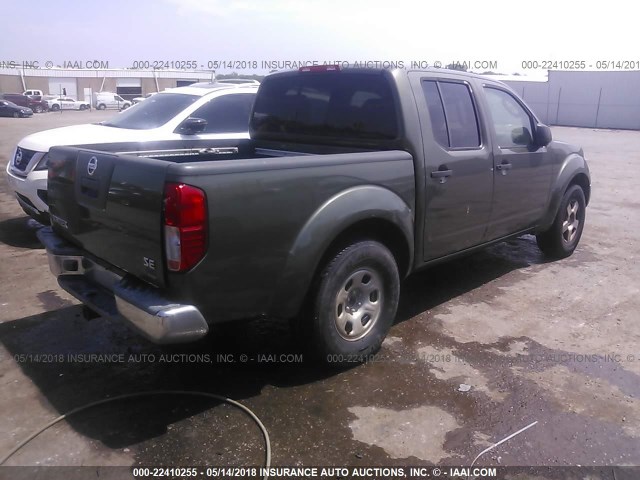 1N6AD07U95C433885 - 2005 NISSAN FRONTIER CREW CAB LE/SE/OFF ROAD GREEN photo 4