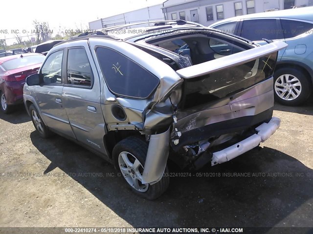 3G7DA03E53S537870 - 2003 PONTIAC AZTEK GRAY photo 3