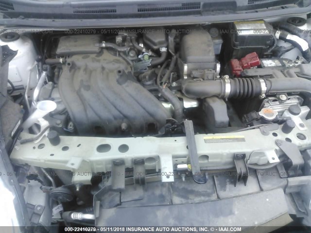 3N1CE2CP0FL402425 - 2015 NISSAN VERSA NOTE S/S PLUS/SV/SL/SR WHITE photo 10