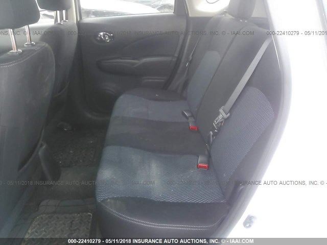 3N1CE2CP0FL402425 - 2015 NISSAN VERSA NOTE S/S PLUS/SV/SL/SR WHITE photo 8