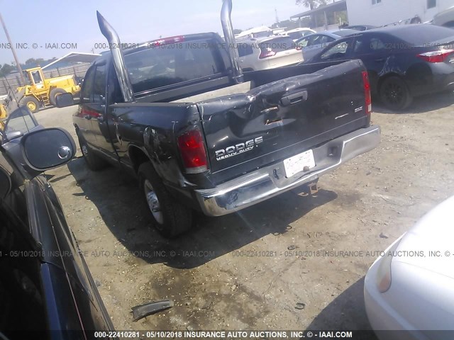 3D7KA28663G740524 - 2003 DODGE RAM 2500 ST/SLT 黑色 照片 3